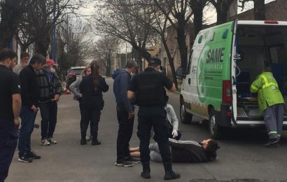 Colisionaron auto y moto