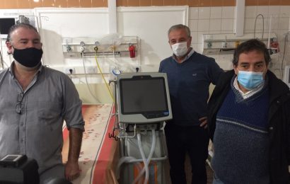 Región Sanitaria IV entregó respirador al Hospital