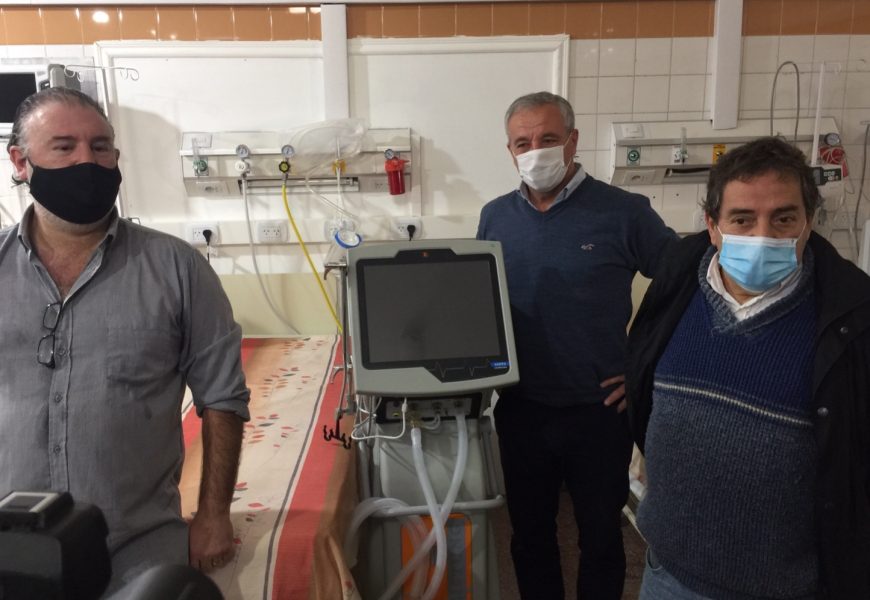 Región Sanitaria IV entregó respirador al Hospital Región Sanitaria IV entregó respirador al Hospital