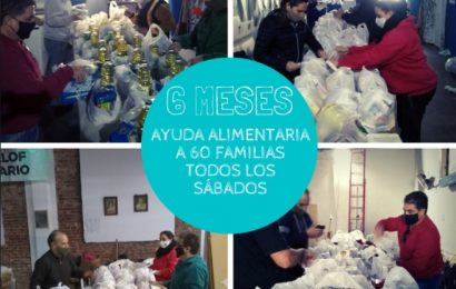 La Agrupación 24 de Febrero cumplió 6 meses de ayuda