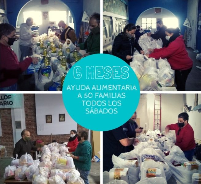 La Agrupación 24 de Febrero cumplió 6 meses de ayuda La Agrupación 24 de Febrero cumplió 6 meses de ayuda