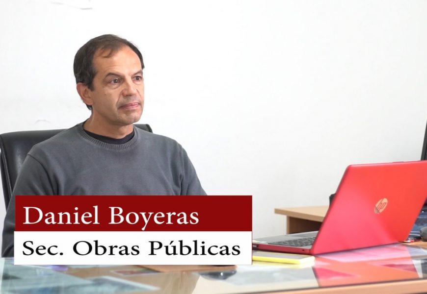 Obras públicas: Boyeras repasó proyectos en ejecución Obras públicas: Boyeras repasó proyectos en ejecución