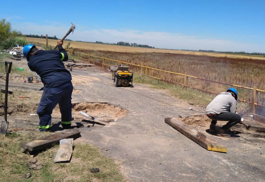 Hay avances en reparación del Puente de Mataderos Hay avances en reparación del Puente de Mataderos