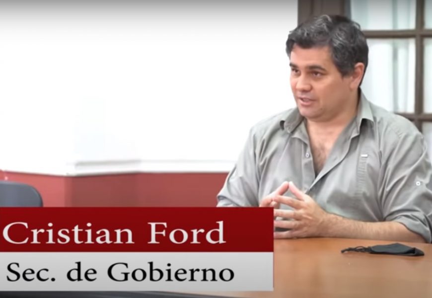 Cristian Ford asume la intendencia Cristian Ford asume la intendencia