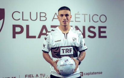 Matías Tissera, con Platense, enfrenta a River