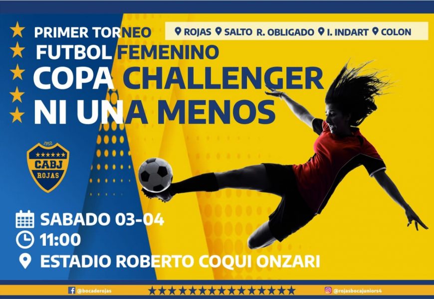 Boca organiza la Copa ‘Ni Una Menos’ Boca organiza la Copa ‘Ni Una Menos’