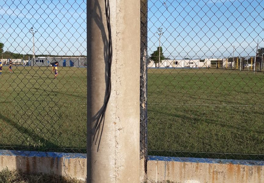Vandalismo en la cancha de Boca Vandalismo en la cancha de Boca