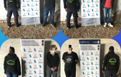 Tras allanamientos, detienen a 4 personas por venta de drogas