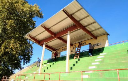Reacondicionan la tribuna del Parque General Alvear