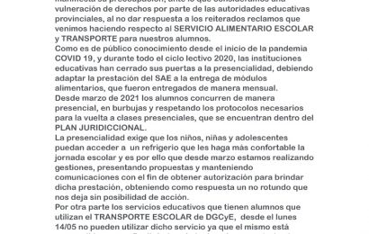 El Consejo Escolar reclama a Provincia