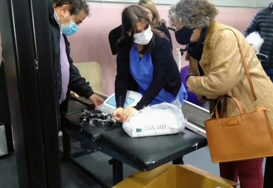 Habilitaron obras de refacción en sala de Kinesiología del Unzué Habilitaron obras de refacción en sala de Kinesiología del Unzué