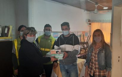 Bini y Sartelli visitaron Rafael Obligado