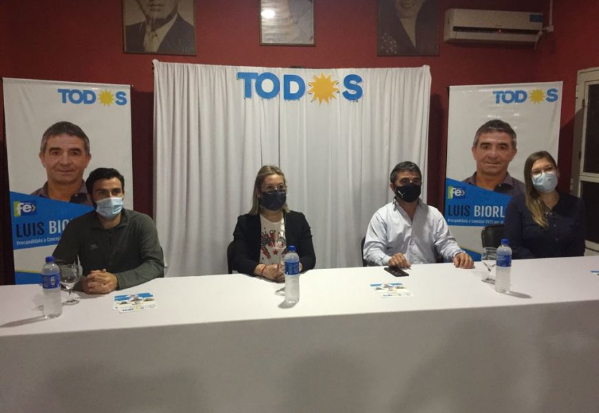 Luis Biorlegui presentó su lista Luis Biorlegui presentó su lista
