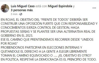 “En política, respetar la democracia es el principio de todo”