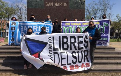 Libres del Sur se manifiesta en reclamo de viviendas
