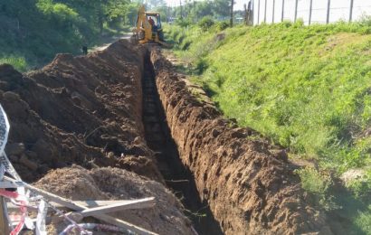 Amplían la red de agua para la construcción de viviendas