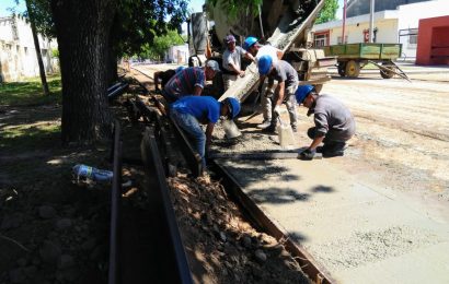 Avanza la obra de ensanche de la Avenida Pellegrini