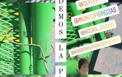 Plaza de Las Banderas: Ya hay juegos estropeados