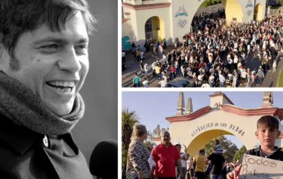 Miles de vecinos se movilizaron en contra de que Kicillof EXPROPIE la República de los Niños