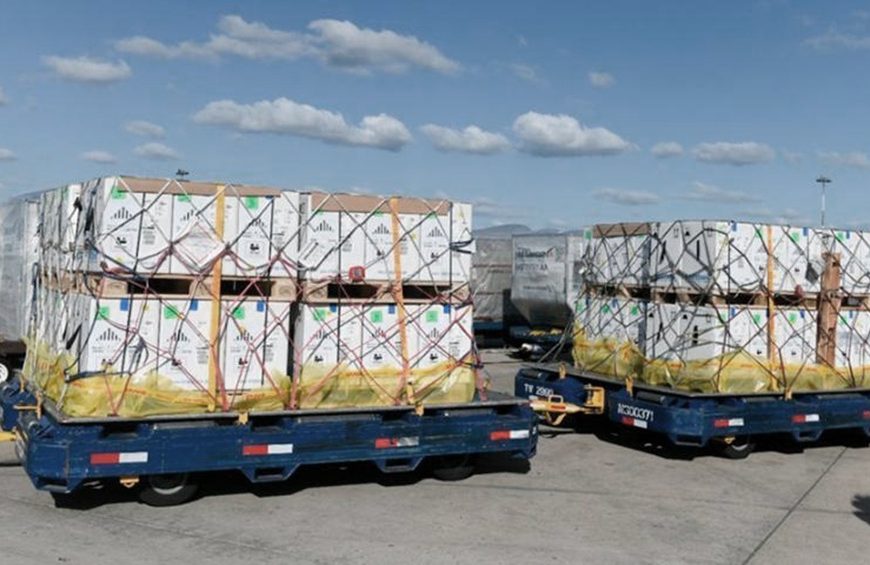 Llegaron 776.880 vacunas Pfizer y Argentina superó los 75 millones de dosis recibidas Llegaron 776.880 vacunas Pfizer y Argentina superó los 75 millones de dosis recibidas