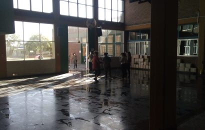 Bomberos y Municipio limpiaron la ENSNA