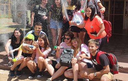 Estudiantes de la Técnica también celebraron el fin de ciclo