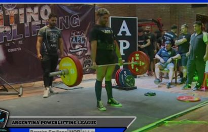 Powerlifting: Gran debut de Emiliano Barreiro