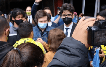 Milei viajó a Formosa para apoyar a joven liberal perseguido por Insfrán