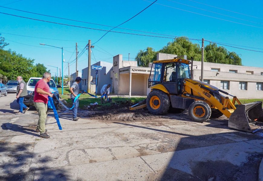 Se rompió un caño de gas en zona del CIC Se rompió un caño de gas en zona del CIC