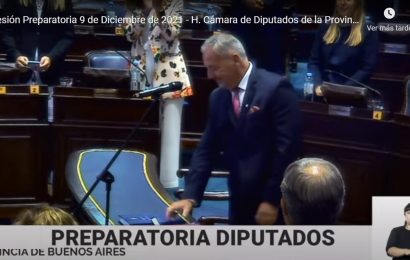 Claudio Rossi juró como diputado provincial