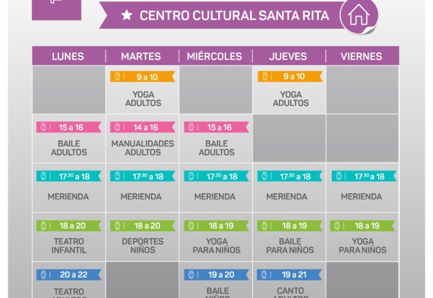 NIDO de Santa Rita: Reinician talleres NIDO de Santa Rita: Reinician talleres