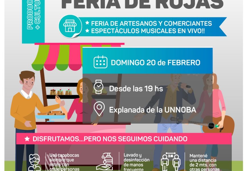 Feria de Rojas, el domingo nueva edición Feria de Rojas, el domingo nueva edición