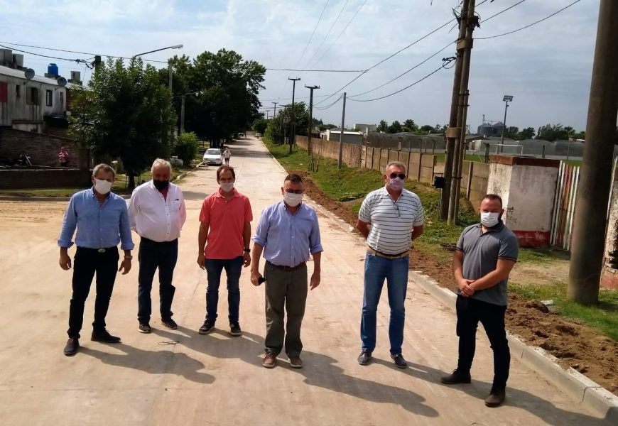Hubo recorrida de obras en ejecución Hubo recorrida de obras en ejecución
