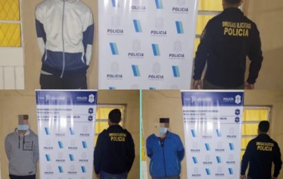 Detienen a 3 sujetos tras allanamientos