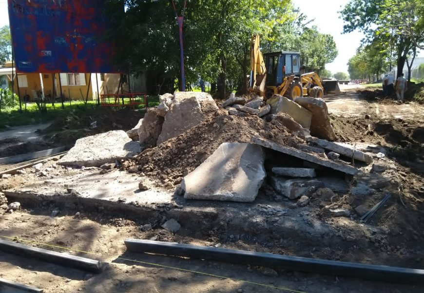 Por obras, cierran importante paso a barrio Progreso Por obras, cierran importante paso a barrio Progreso