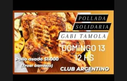 Organizan pollada solidaria