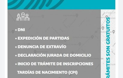 Habrá operativo de documentación