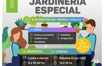 Inicia seminario de jardinería