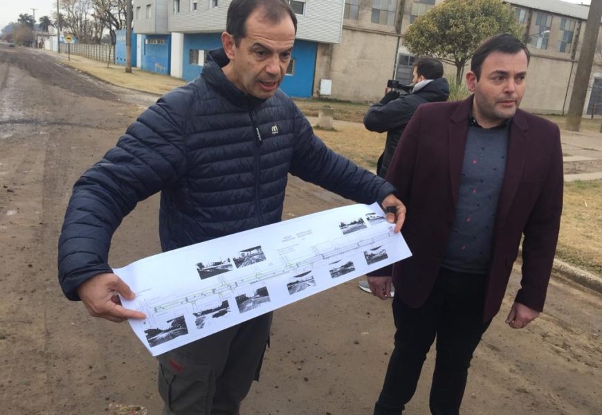Pavimentarán Avenida Trillo con fondos provinciales Pavimentarán Avenida Trillo con fondos provinciales