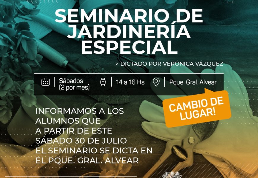 Trasladan al Parque Alvear el seminario de jardinería Trasladan al Parque Alvear el seminario de jardinería