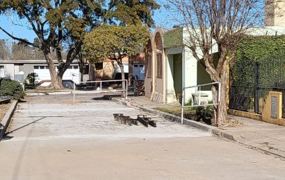 Barrio Jardín: Se reparó el pavimento hundido en la calle