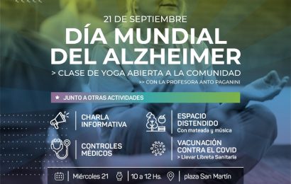 21 de septiembre: Día mundial de lucha contra el Alzheimer