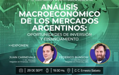 Anuncian charla sobre Análisis macroeconómico