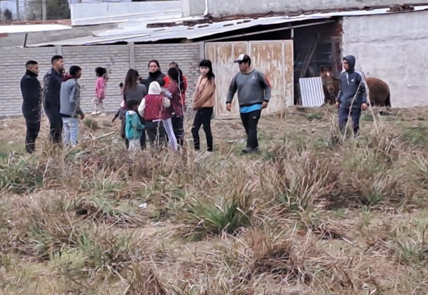 Usurpan terreno en barrio Progreso: Los desalojó la policía Usurpan terreno en barrio Progreso: Los desalojó la policía