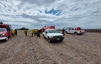 Incendios forestales: Bomberos sofocó un fuego de 350 hectáreas