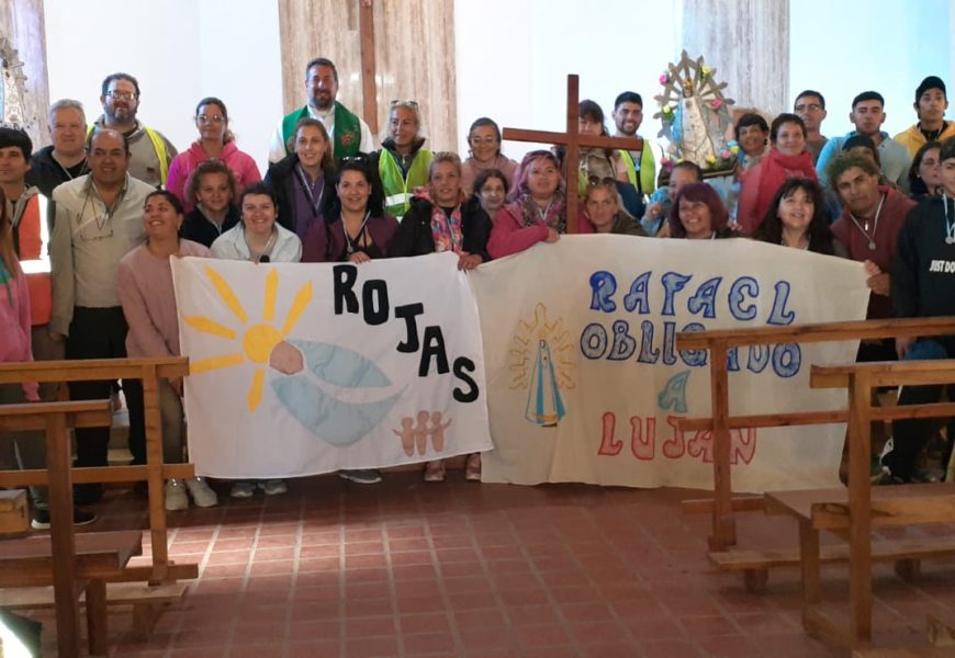 Hacia Luján: Partieron los peregrinos rojenses Hacia Luján: Partieron los peregrinos rojenses