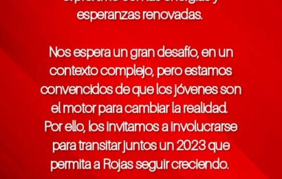 La Juventud Radical saluda a la comunidad