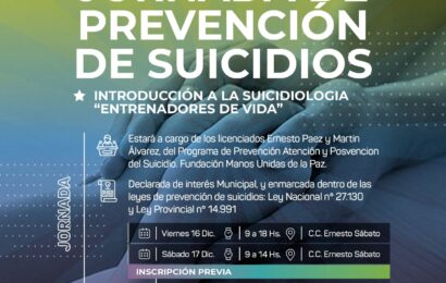 Habrá jornadas de prevención de suicidios