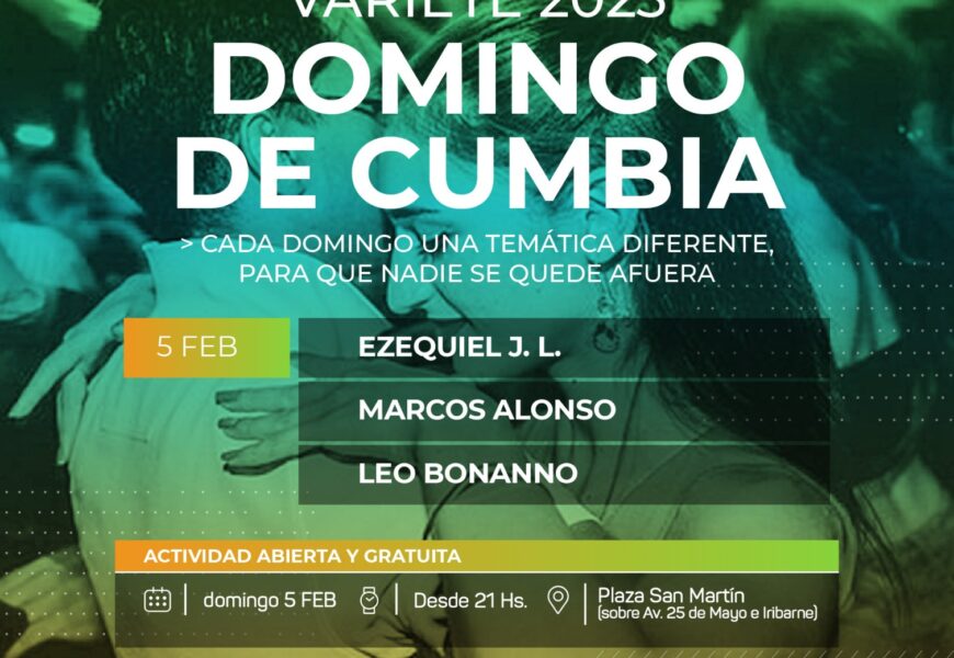 Los domingos de Varietè continúan con cumbia Los domingos de Varietè continúan con cumbia