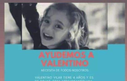 Habrá un puesto a beneficio de Valentino en el Carnaval